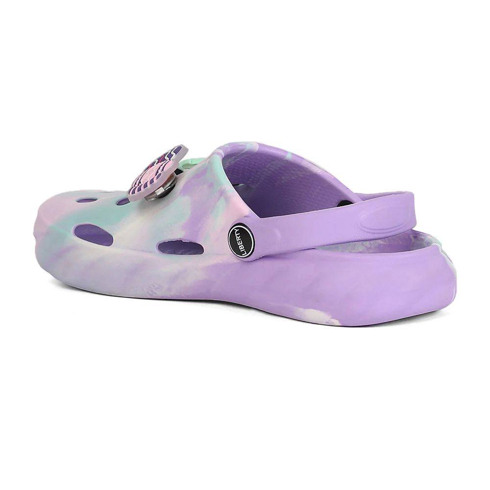 A-HA BEACHWALK6 Purple Casual Clogs Sandals for Kids by Liberty - Image 3