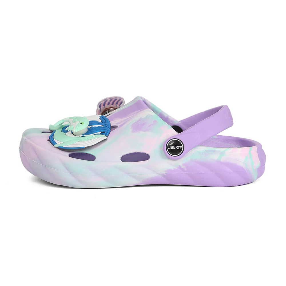 A-HA BEACHWALK6 Purple Casual Clogs Sandals for Kids by Liberty - Image 5