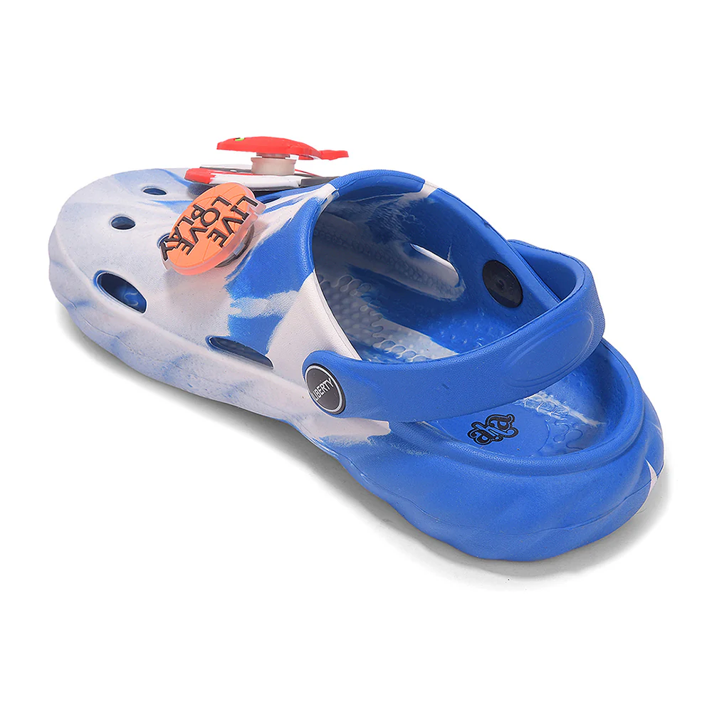 A-HA BEACHWALK6 Royal Blue Casual Clogs Sandal for Kids by Liberty - Image 3