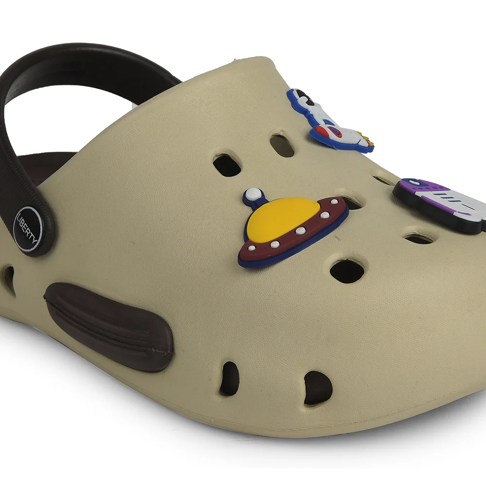 A-HA Beige Casual Clogs For Kids CUTIER By Liberty - Image 4