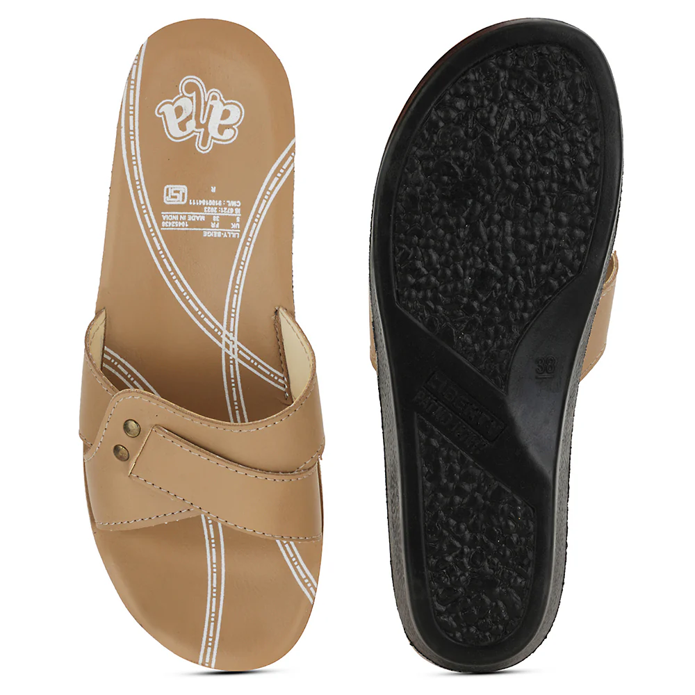 A-HA Beige Casual Sandal For Women LILY By Liberty - Image 7