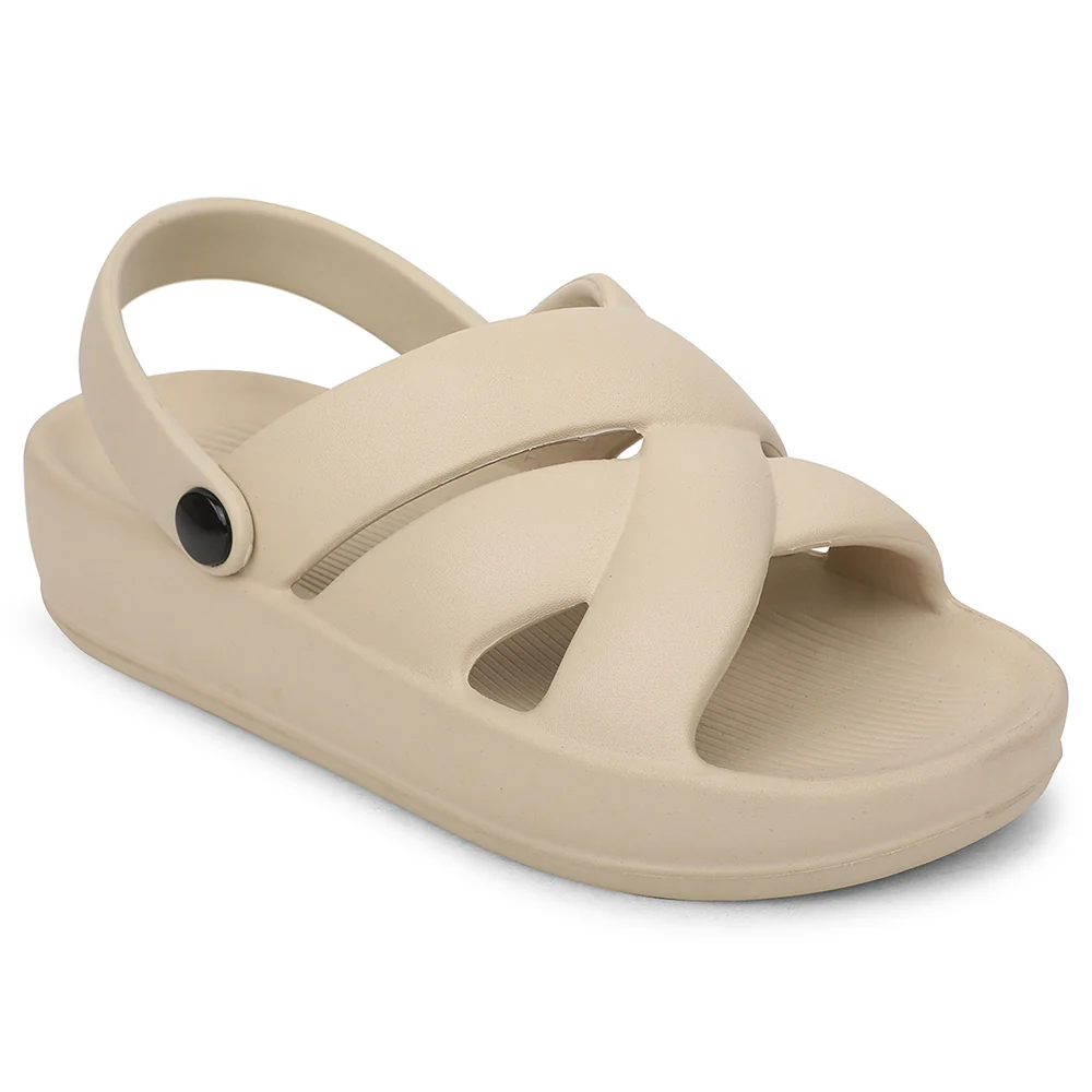 A-HA Beige Casual Slingback Clogs For Women FDL-1 By Liberty