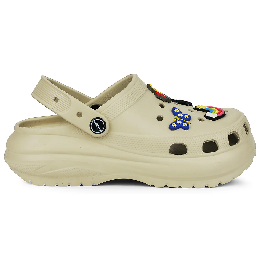 A-HA Beige Slingback Clogs For Women PRL-3 By Liberty - Image 2
