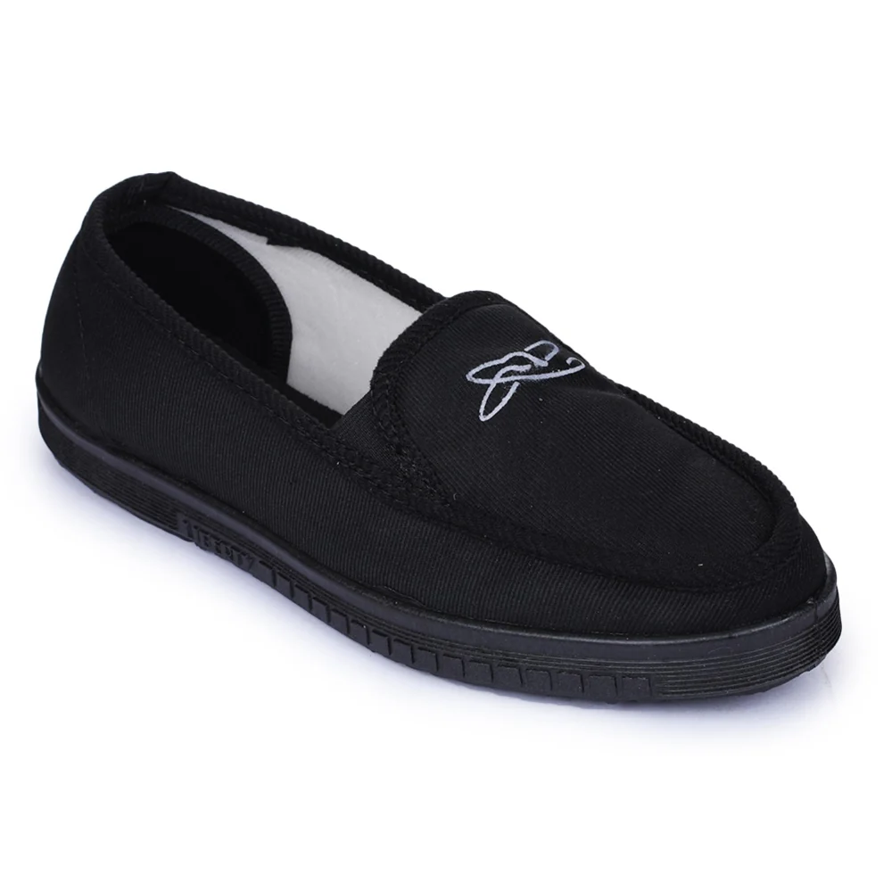 A-HA Black Casual Non Lacing Shoes For Men WALKER-E By Liberty