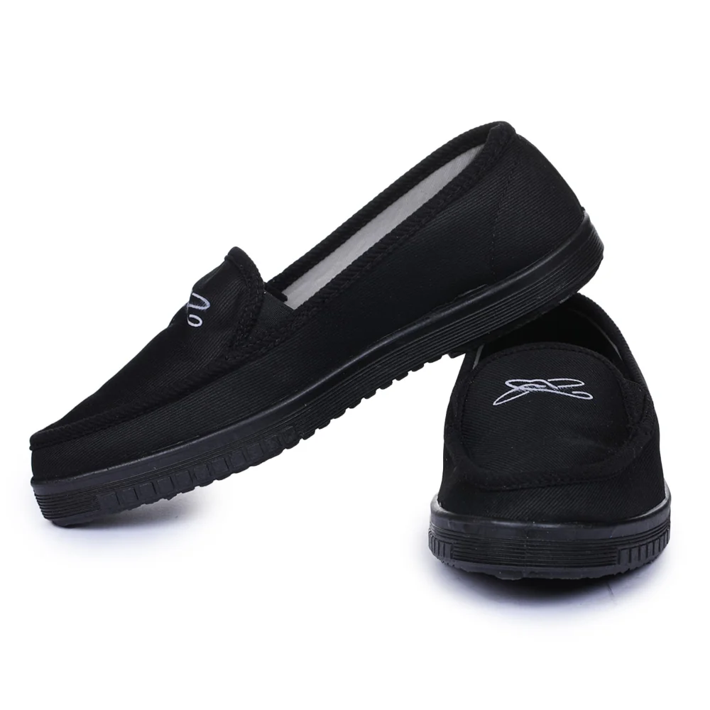 A-HA Black Casual Non Lacing Shoes For Men WALKER-E By Liberty - Image 5