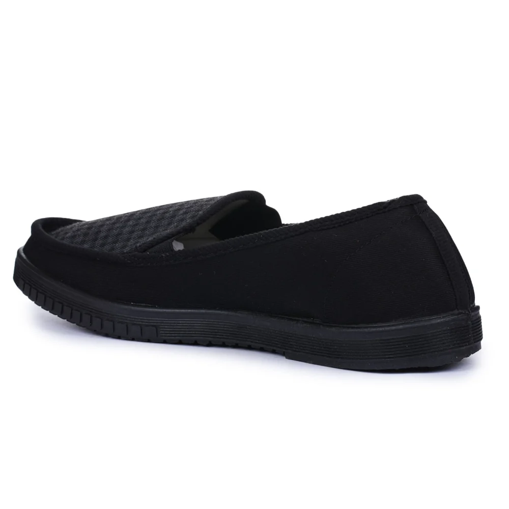 A-HA Black Casual Non Lacing Shoes For Men WALKER-E By Liberty - Image 5