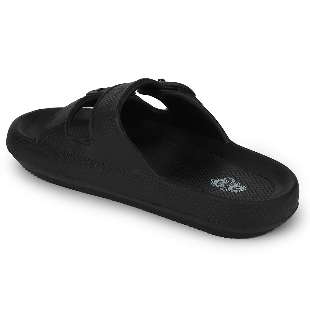 A-HA Black Casual Sandal For Men GMF-07E By Liberty - Image 6