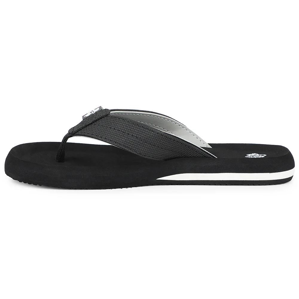 A-HA Black Casual Slipper For Men AGL-4 By Liberty - Image 3