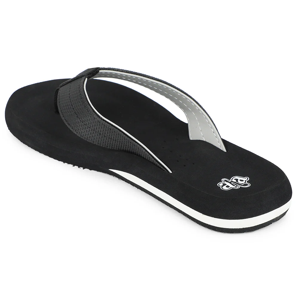 A-HA Black Casual Slipper For Men AGL-4 By Liberty - Image 5