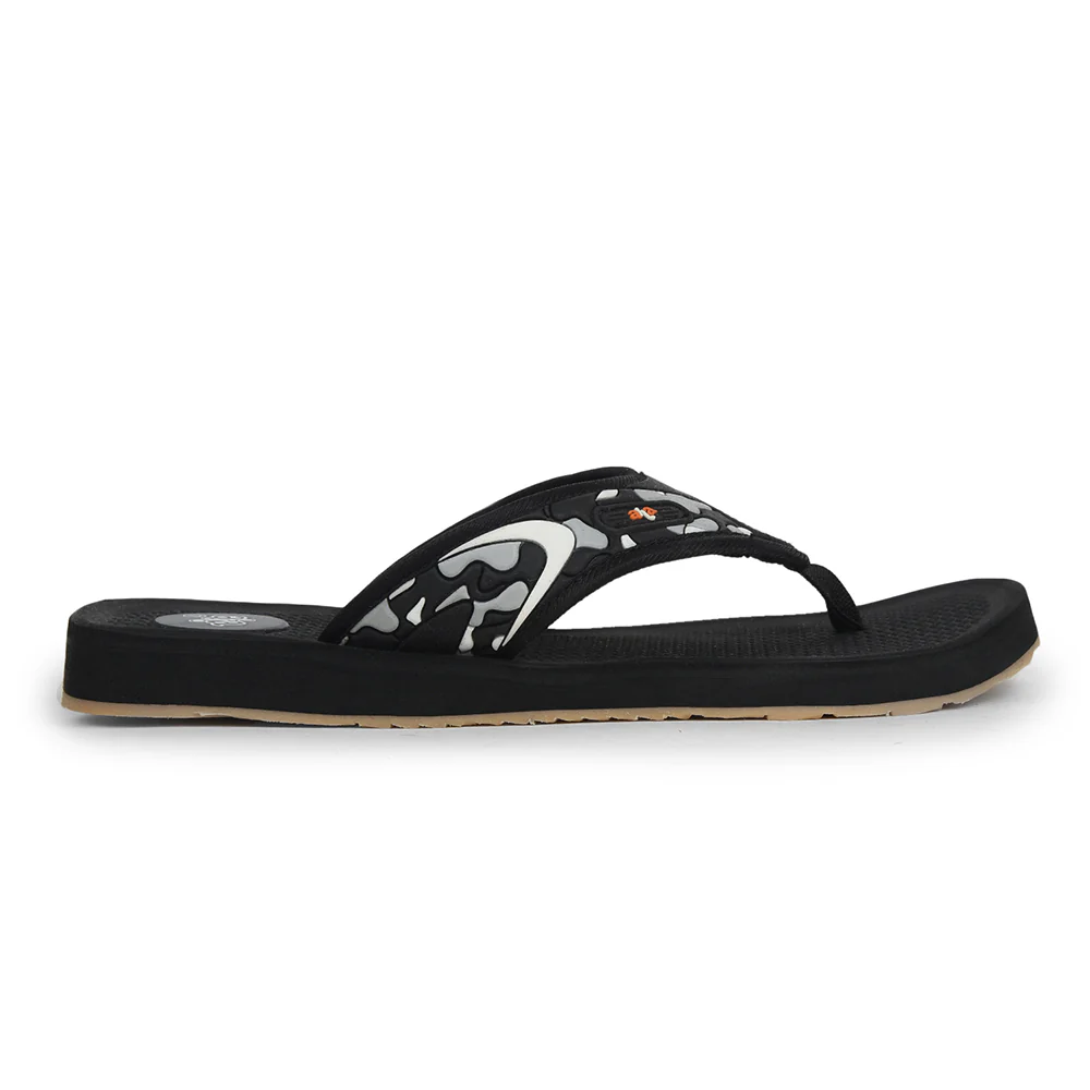A-HA Black Casual Slipper For Men ANCO-7 By Liberty - Image 2