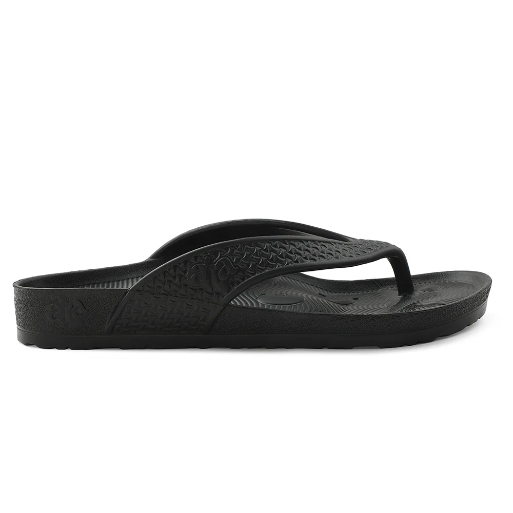 A-HA Black Casual Slipper For Men HAPPI-ME By Liberty - Image 2