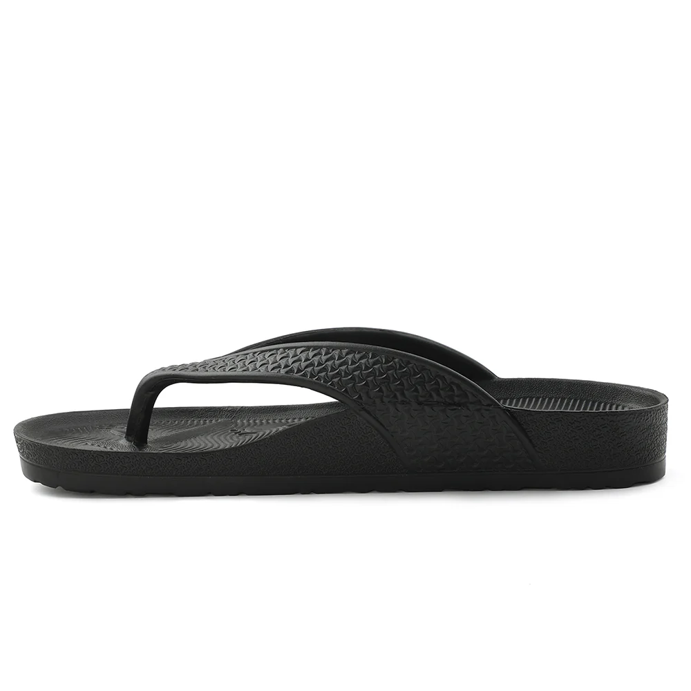 A-HA Black Casual Slipper For Men HAPPI-ME By Liberty - Image 3