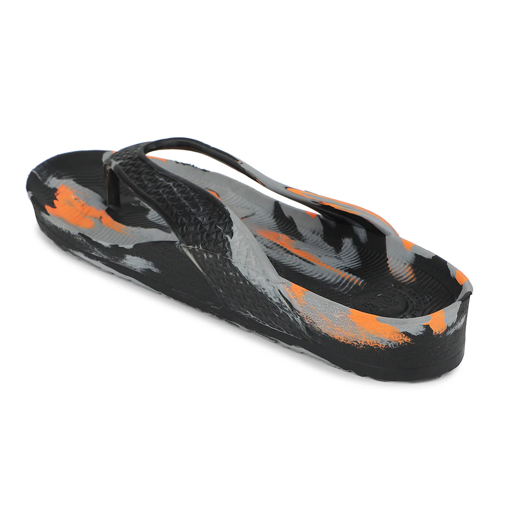 A-HA Black Casual Slipper For Men HAPPYFEET1 By Liberty - Image 4