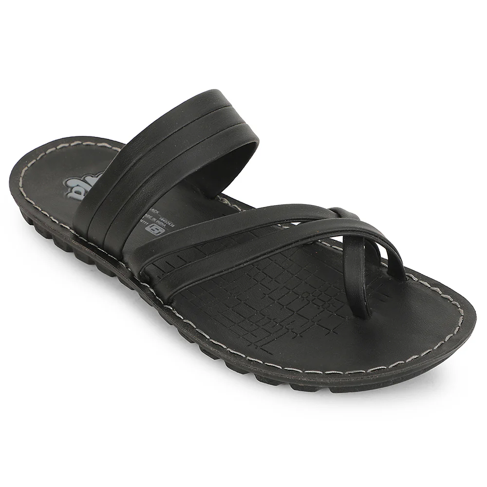 A-HA Black Casual Slipper For Men MPU-52 By Liberty