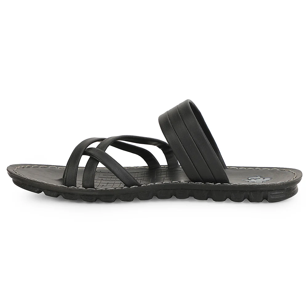 A-HA Black Casual Slipper For Men MPU-52 By Liberty - Image 3