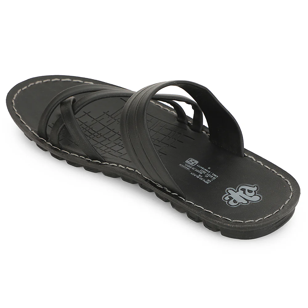 A-HA Black Casual Slipper For Men MPU-52 By Liberty - Image 5