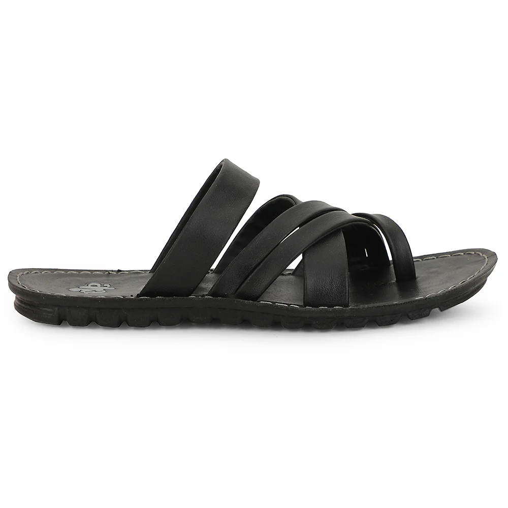 A-HA Black Casual Slipper For Men MPU-56 By Liberty - Image 2