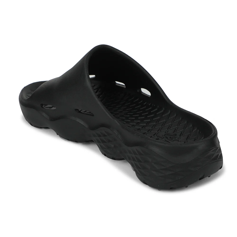 A-HA Black Casual Slipper For Men SOFTWALK By Liberty - Image 5