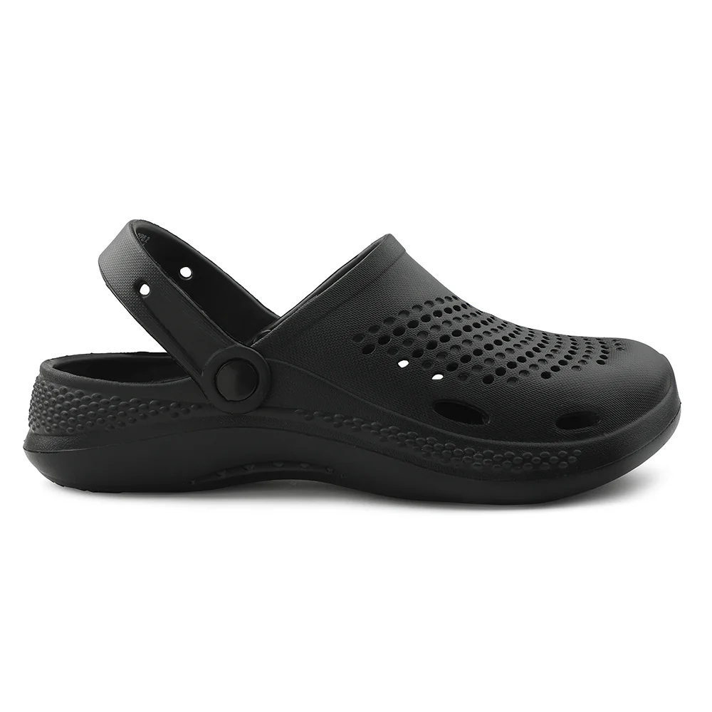 A-HA Black Slingback Clogs For Men GMF-02E By Liberty - Image 2