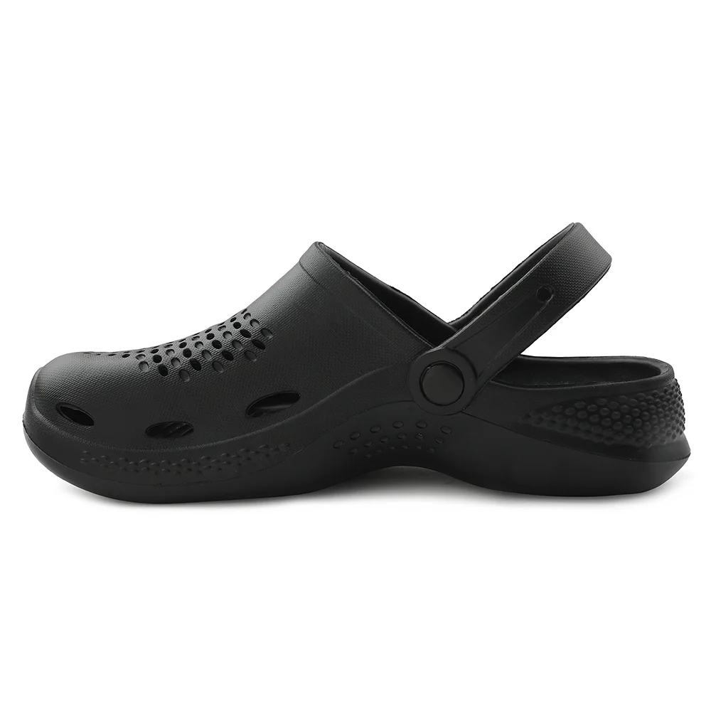 A-HA Black Slingback Clogs For Men GMF-02E By Liberty - Image 3