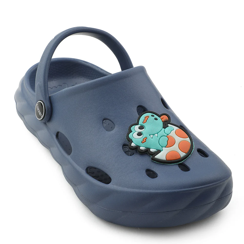 A-HA Blue Casual Clogs For Kids BEACHWALKK By Liberty