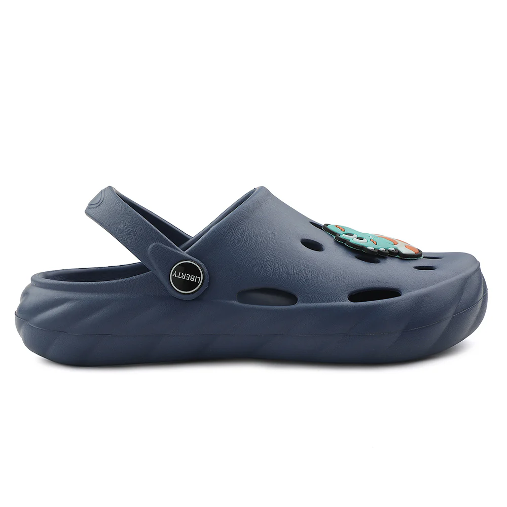 A-HA Blue Casual Clogs For Kids BEACHWALKK By Liberty - Image 2
