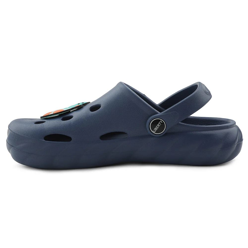 A-HA Blue Casual Clogs For Kids BEACHWALKK By Liberty - Image 3