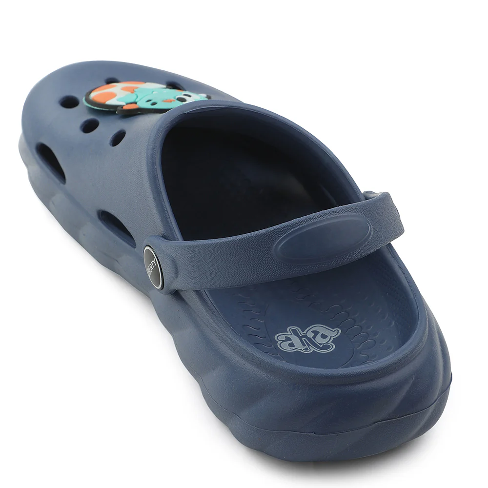 A-HA Blue Casual Clogs For Kids BEACHWALKK By Liberty - Image 4