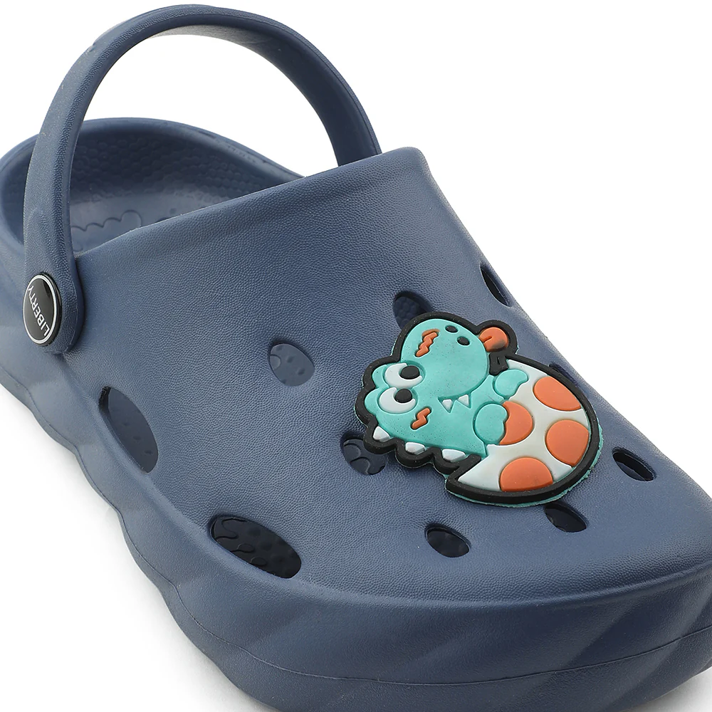 A-HA Blue Casual Clogs For Kids BEACHWALKK By Liberty - Image 5