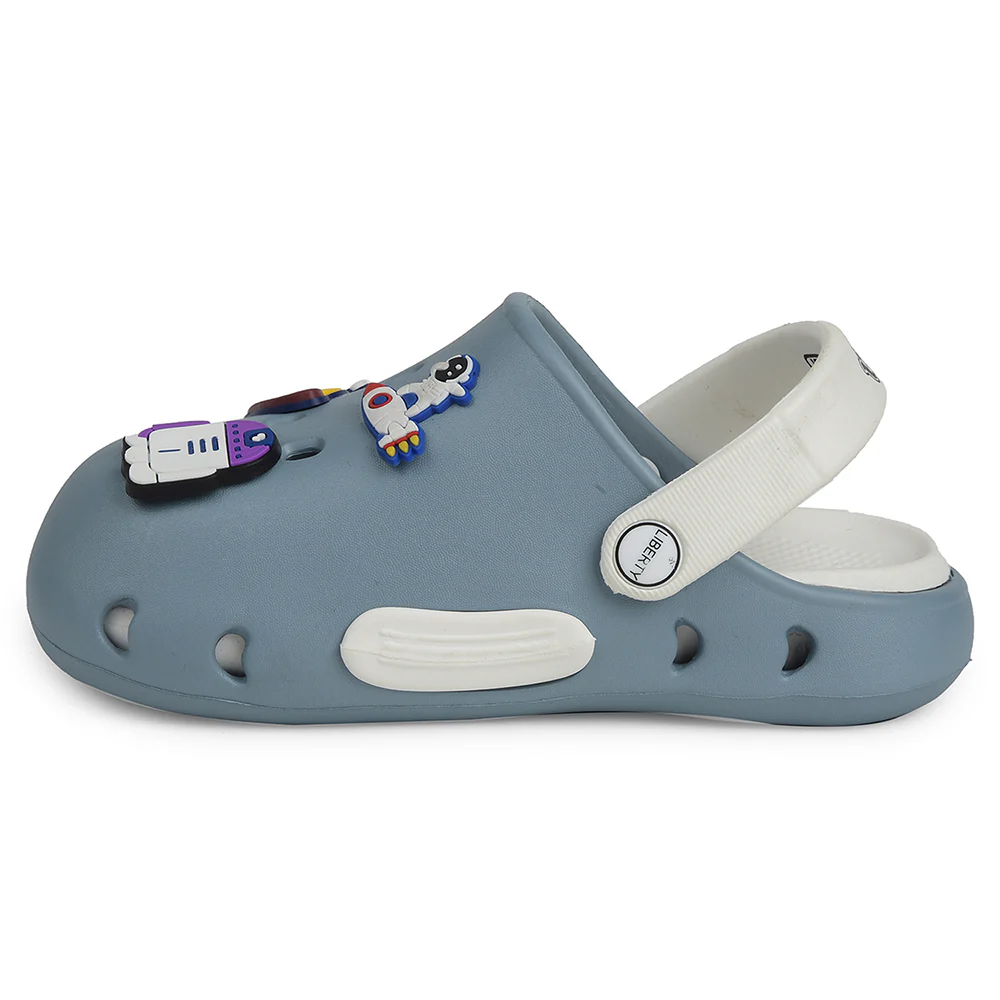 A-HA Blue Casual Clogs For Kids CUTIER By Liberty - Image 2