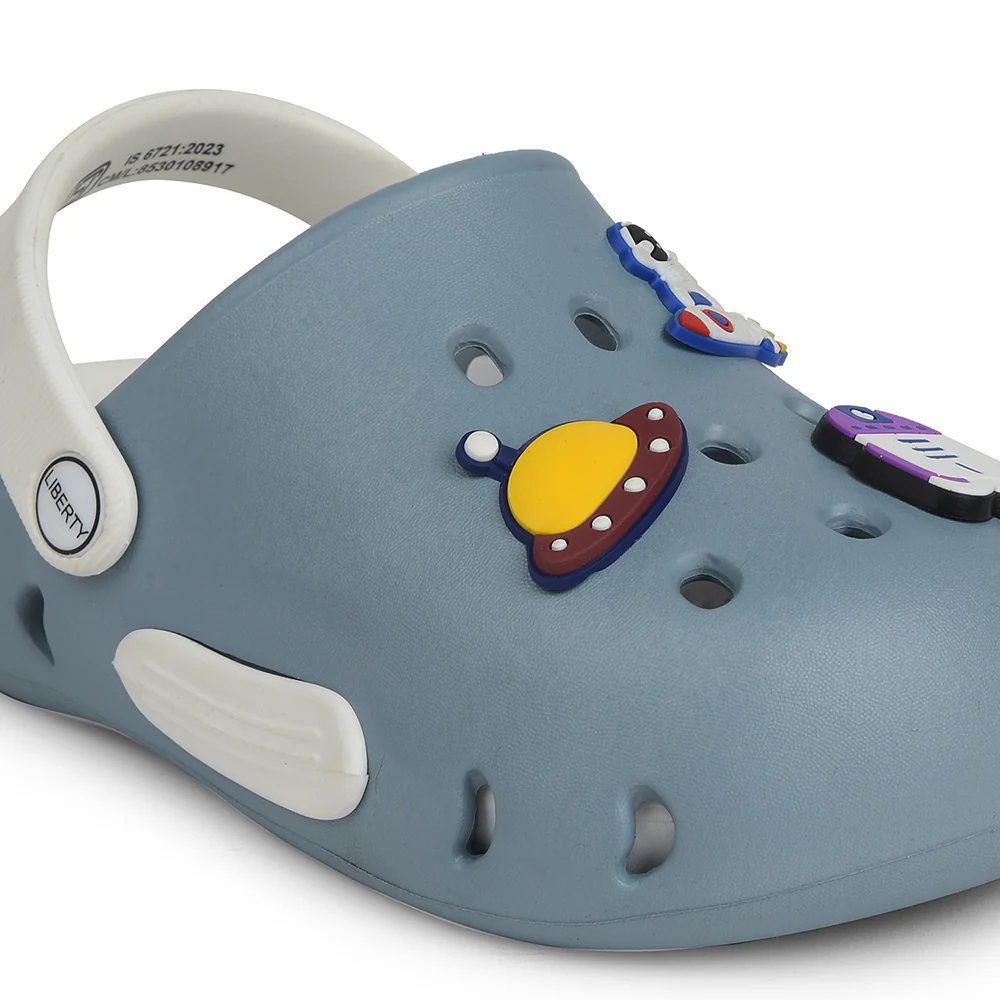 A-HA Blue Casual Clogs For Kids CUTIER By Liberty - Image 4