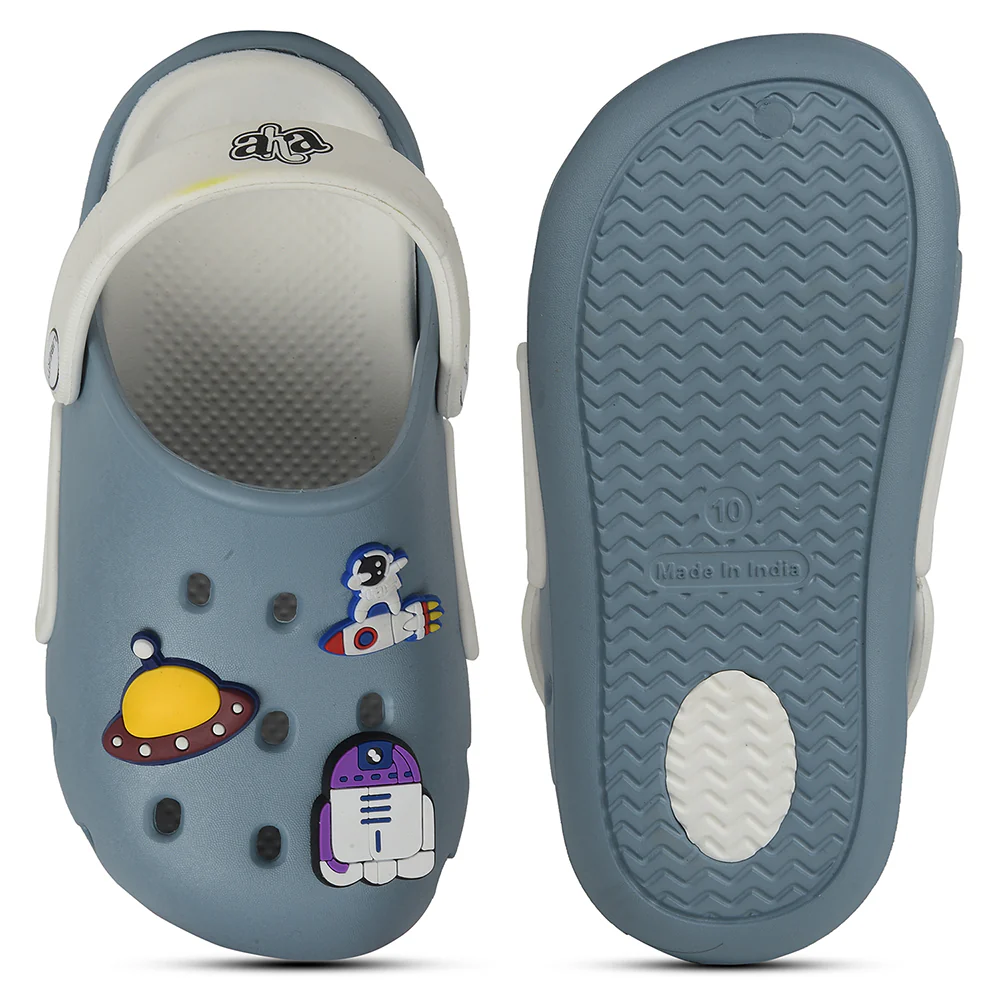 A-HA Blue Casual Clogs For Kids CUTIER By Liberty - Image 7