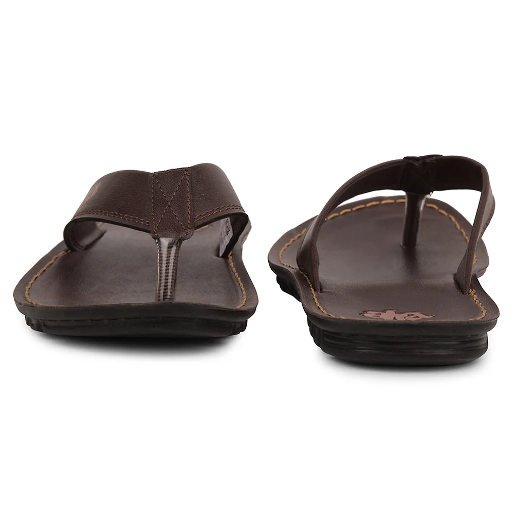 A-HA Brown Casual Slipper For Men 2137-51 By Liberty - Image 6