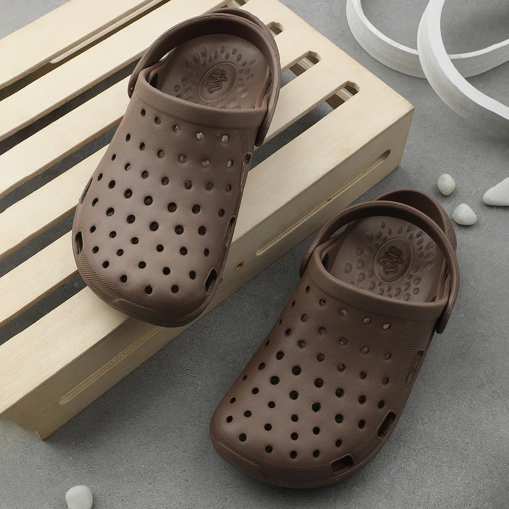 A-HA Brown Slingback Clogs For Women LPMXT-801 By Liberty - Image 4