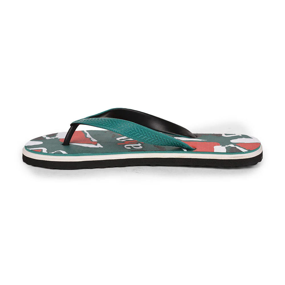 A-HA By Liberty AHA-28 Green Flip-Flops For Men - Image 3