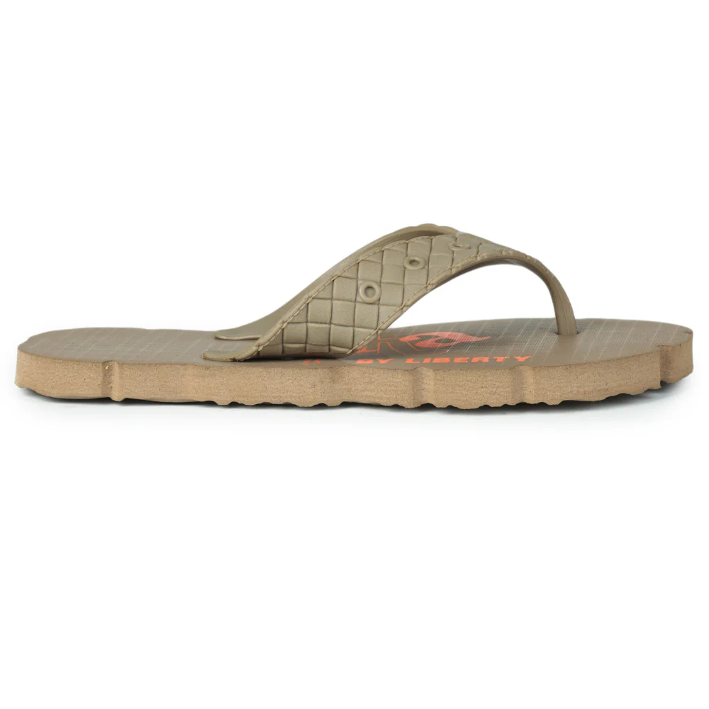 A-HA Casual Beige Flip-Flops For Men AHA-31 By Liberty - Image 2