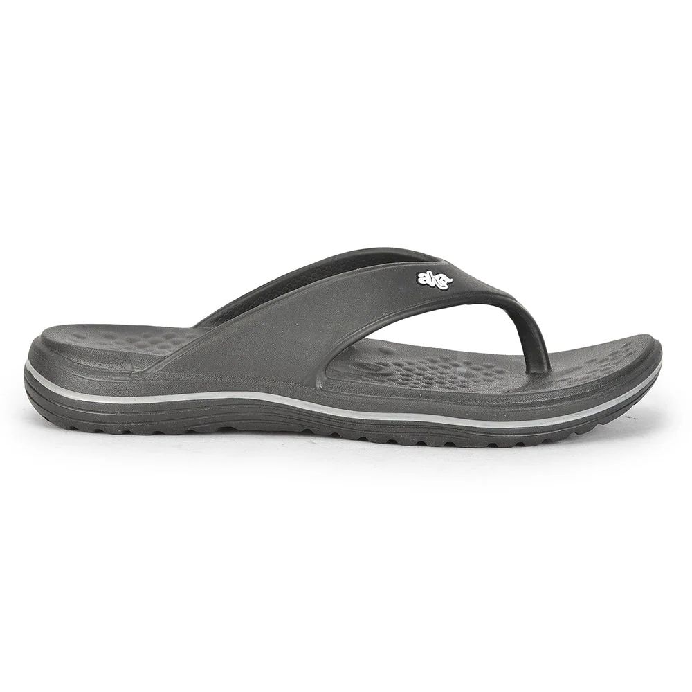 A-HA Casual Black Flip Flop For Men BEACHTIME By Liberty - Image 2