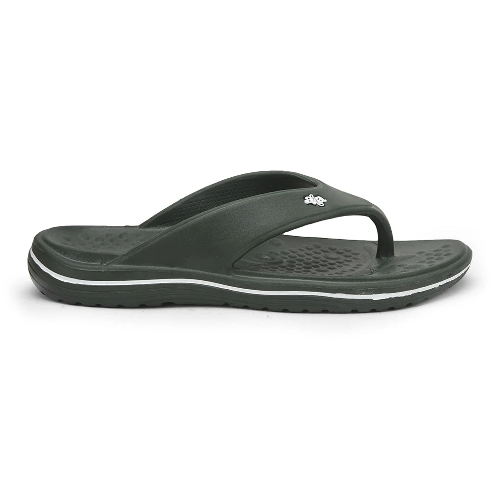 A-HA Casual Olive Green Flip Flop For Men BEACHTIME By Liberty - Image 2