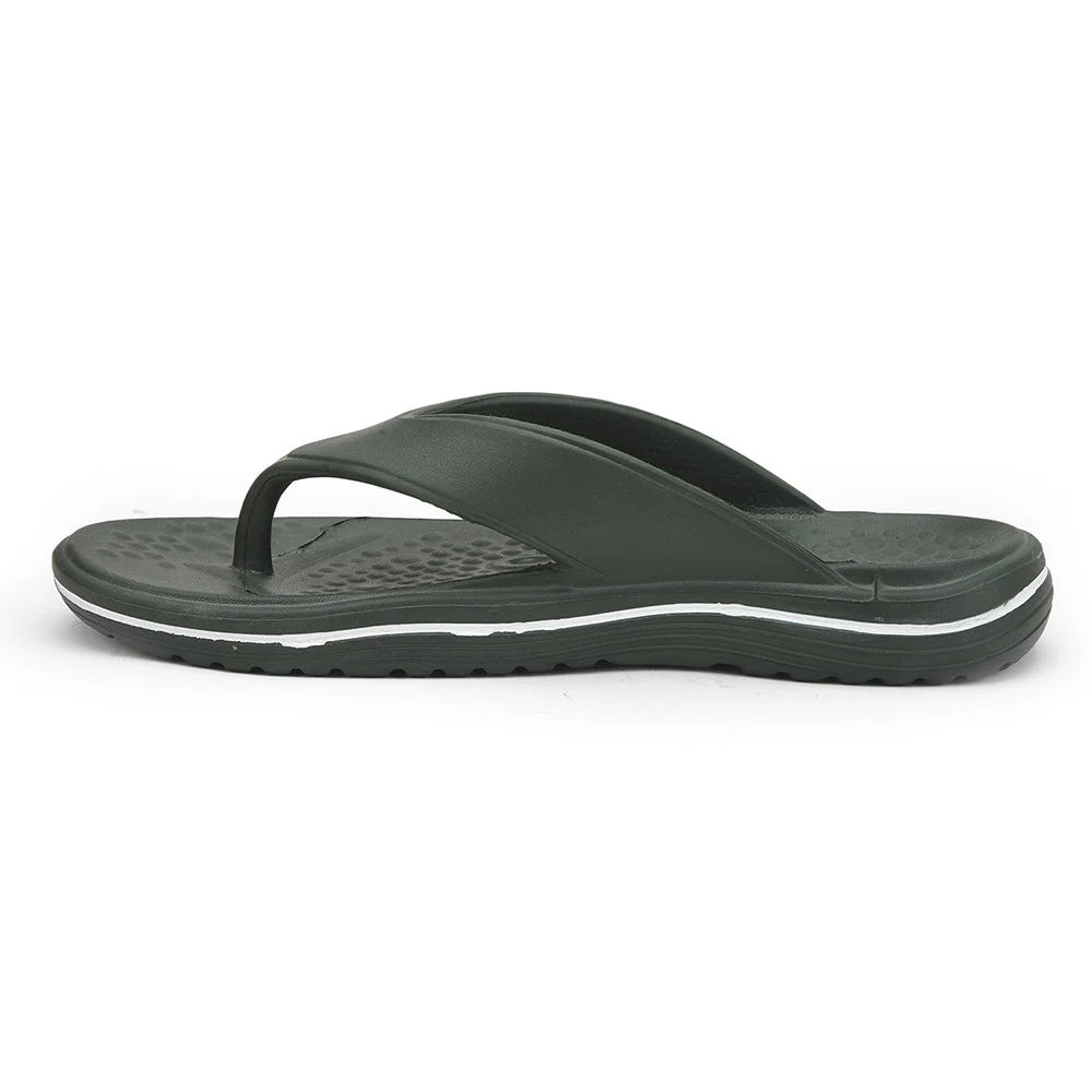 A-HA Casual Olive Green Flip Flop For Men BEACHTIME By Liberty - Image 3
