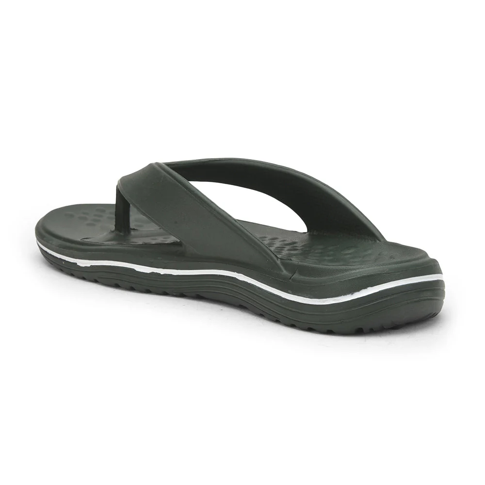 A-HA Casual Olive Green Flip Flop For Men BEACHTIME By Liberty - Image 6