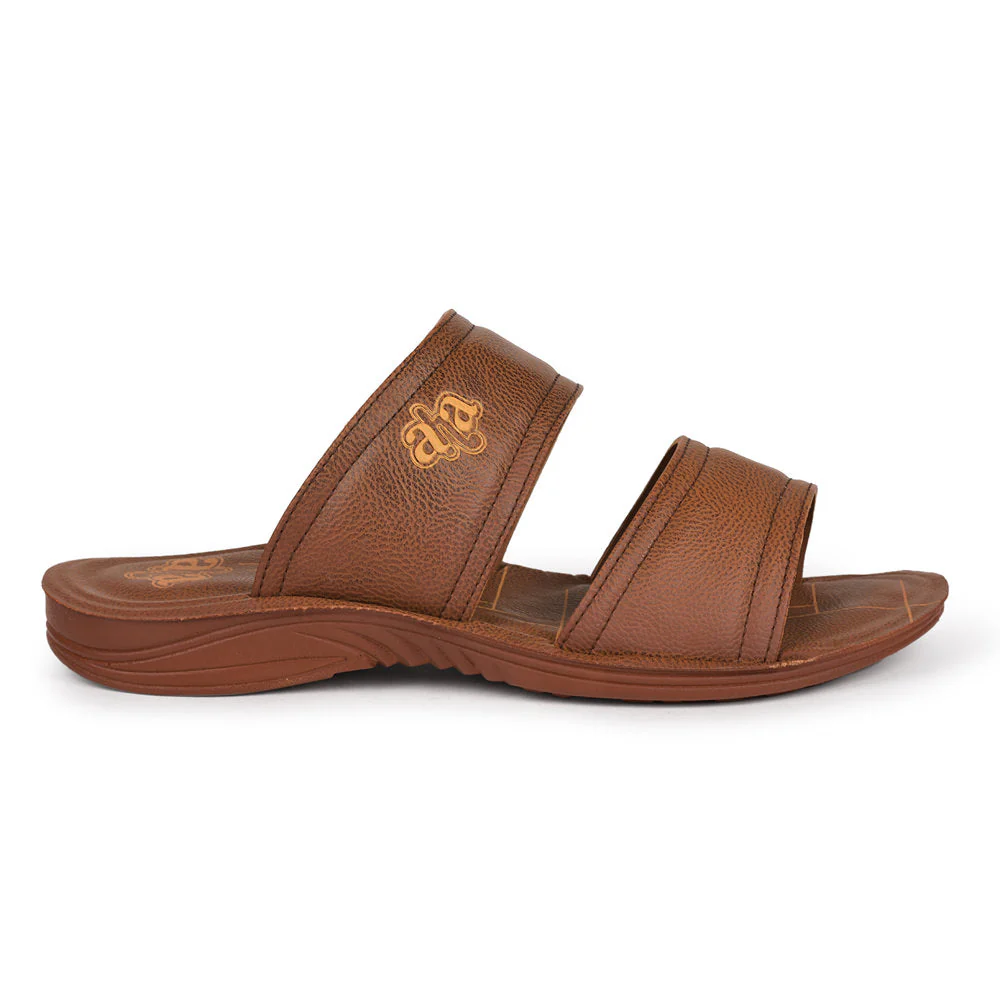 A-HA By Liberty GHD-50 Casual Tan Slipper For Men - Image 2