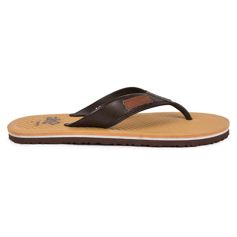 A-HA Casual Beige Flip-Flops For Men HARRISON By Liberty - Image 2