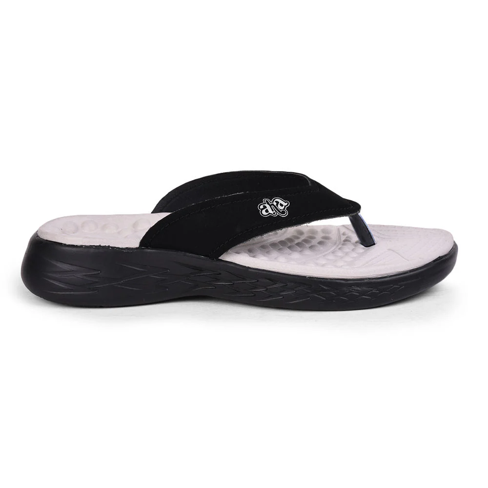 A-HA Casual Black Flip Flop For Men IMPACT-21 By Liberty - Image 2