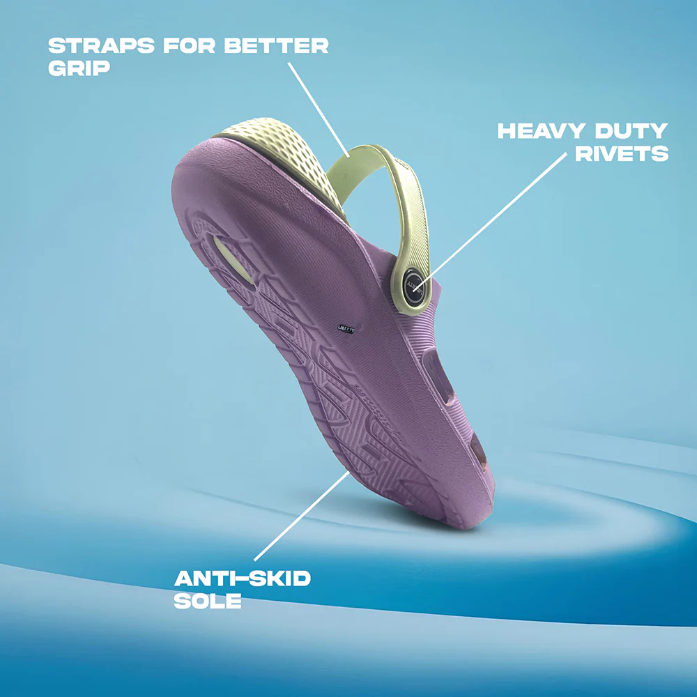 A-HA Purple Slingback Clogs For Women LPMXT-801 By Liberty - Image 5