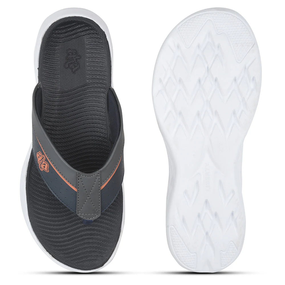 A-HA Casual Grey Flip Flop For Men IMPACT-175 By Liberty - Image 6