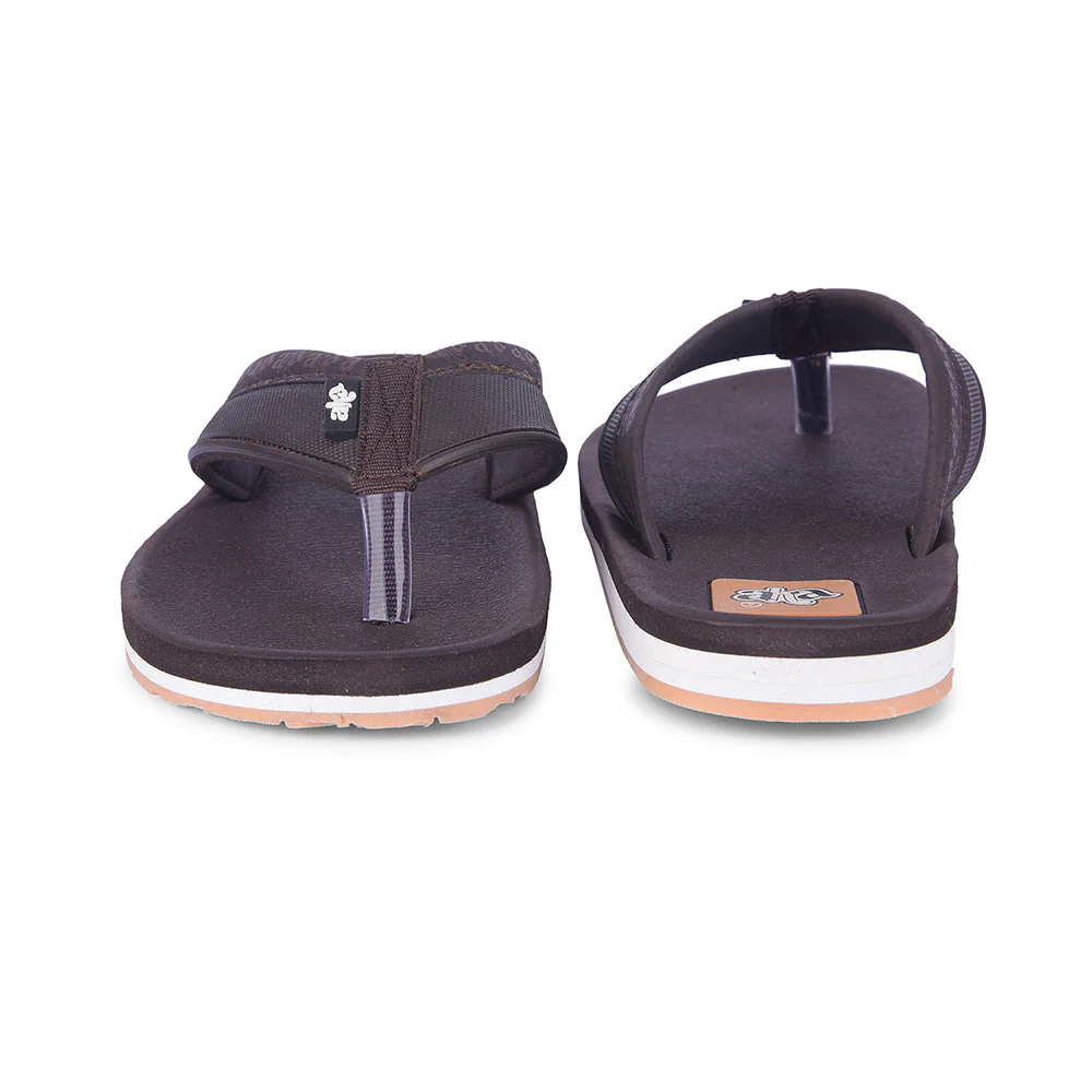 A-HA Casual Brown Flip Flop For Men ANCO-03 By Liberty - Image 5