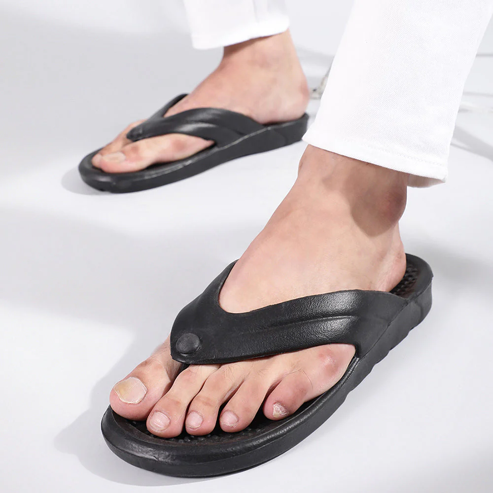 A-HA By Liberty SANDY Black Flip-Flop For Men - Image 4