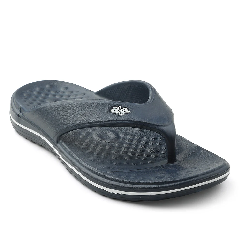 A-HA Casual Blue Flip Flop For Men BEACHTIME By Liberty