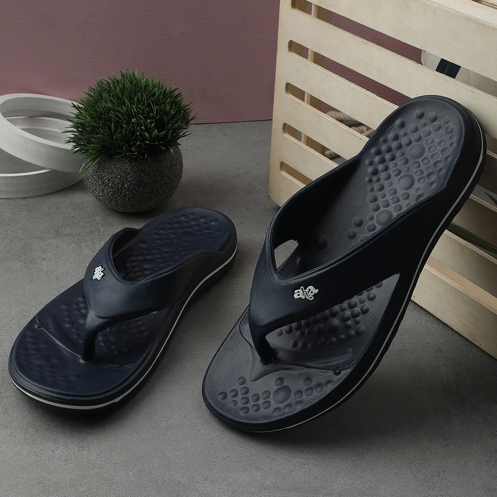 A-HA Casual Blue Flip Flop For Men BEACHTIME By Liberty - Image 4