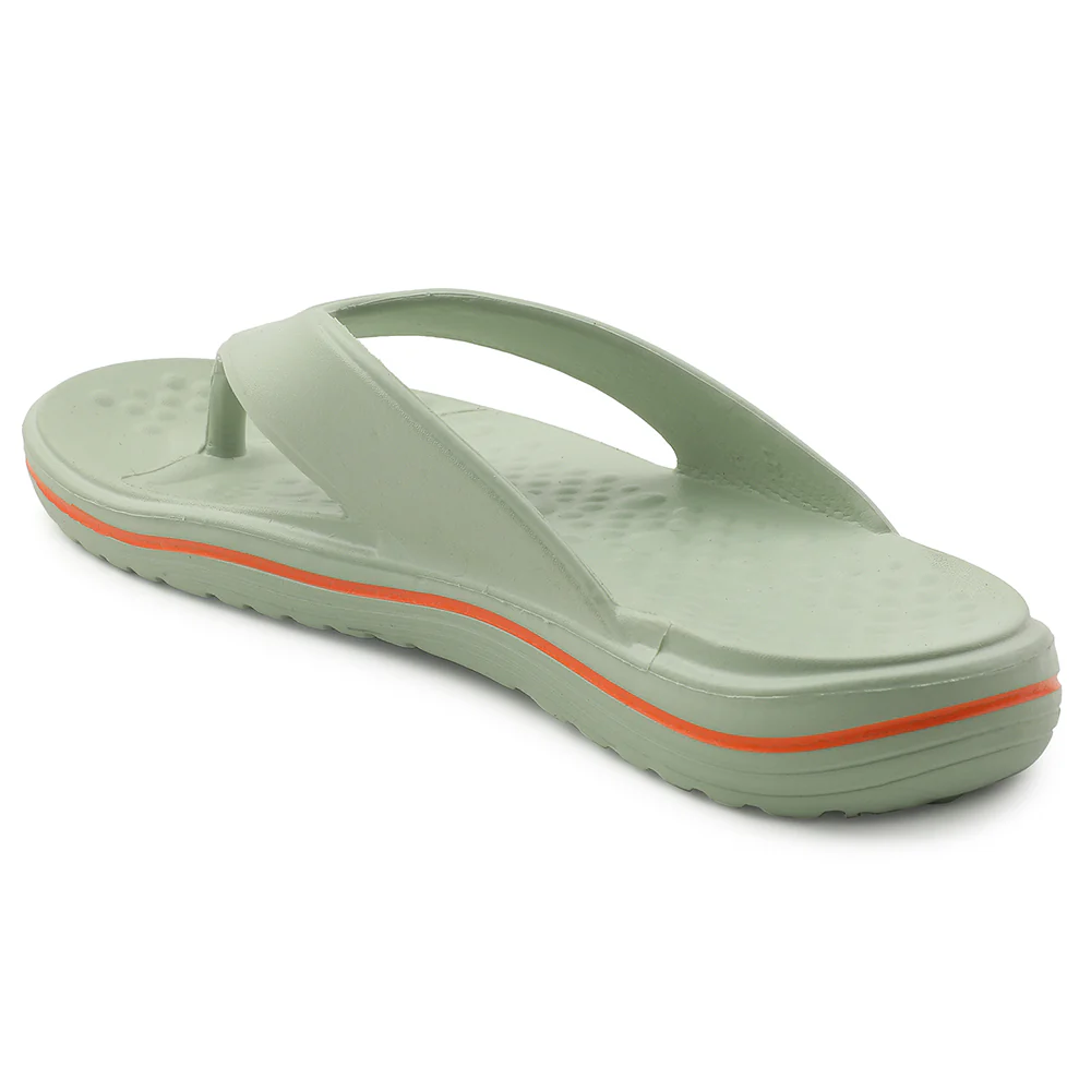 A-HA Casual Light Green Flip Flop For Men BEACHTIME By Liberty - Image 5